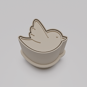 Ejetor e modelador de docinhos/brigadeiro - Pássaro Jardim