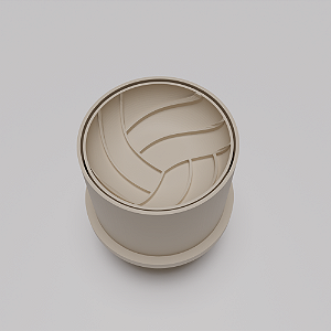 Ejetor e modelador de docinhos/brigadeiro - Bola de Vôlei modelo com Profundidade