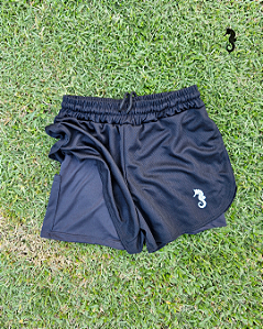 Shorts Fênix 2 em 1 Poliamida + Elastano Preto