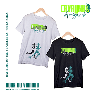 Camiseta Bora ou Vamooo — a primeira dos Amigos do Cavalinho