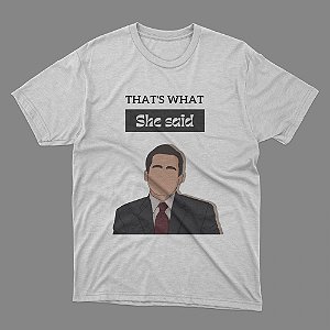 Michael Scott Foi o que ela disse