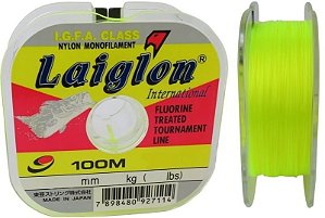 LINHA MONOFILAMENTO LAIGLON FLUORESCENTE 100M