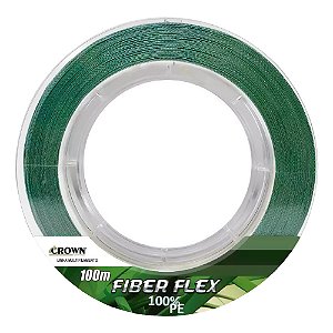 Linha Multifilamento Crown Fiber Flex 4X - 100M