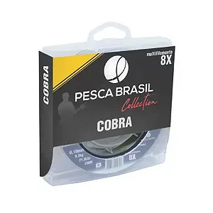 LINHA MULTIFILAMENTO PESCA BRASIL COBRA 8X 150M