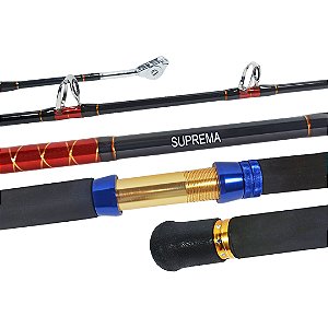 VARA PARA CARRETILHA WAY FISHING SUPREMA 6'6" (1,98M) 100-150LBS 1981 - INTEIRIÇA
