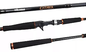 VARA PARA CARRETILHA OKUMA CITRIX 6'6" (1,98M) 15-30LBS CIT-C-661H-FG - INTEIRIÇA