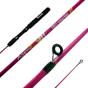 VARA PARA MOLINETE DEYU MAX BULL ROSA 4'0" (1,20M) 8-14LBS 1201M - INTEIRIÇA