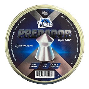 Chumbinho Safari Yankee Predador 5.5mm 125UN
