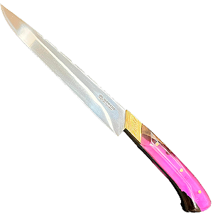 FACA COQUEIRO CARBONO ALEMÃO ROSA 8'' - 608 CMRBF
