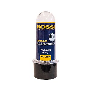 Esferas de Alumínio Rossi 6.0mm - 100UN