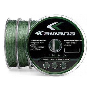Linha Multifilamento Kawana K-Multi 4X Green 100M