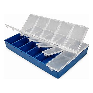 Estojo HI Estojos com 12 Divisões Fixas e Fechamento Individual - ES-12