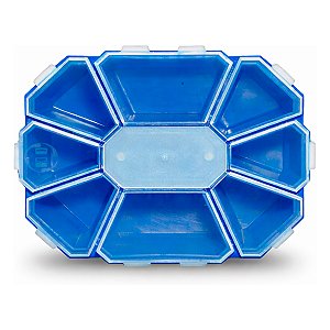 Estojo HI Estojos com 8 Divisões Fixas e Fechamento Individual - ED-08