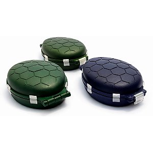 Estojo HI Estojos Tartaruga com 12 Divisões Fixas e Tampas Individuais - TARTARUGA