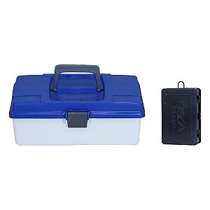 Maleta para Pesca Pesca Brasil PB Box 001 com Estojo Multiuso e Bandeja Interna