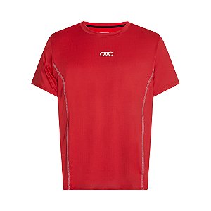Camiseta Fitness Masculina Audi Vermelho