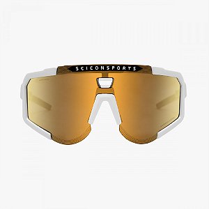 Oculos Scicon Aeroscope Branco Lente Bronze