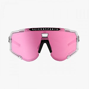 Oculos Scicon Aeroscope Cristal Lente Rosa e Lente Reserva Verde Trail