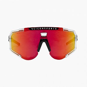 Oculos Scicon Aeroscope Cristal Lente Vermelho