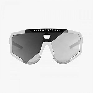 Oculos Scicon Aeroscope Branco Lente Prata