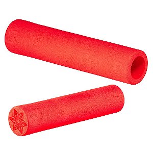 Manopla para Guidão de Bicicleta Supalite 9g Vermelha Sp02
