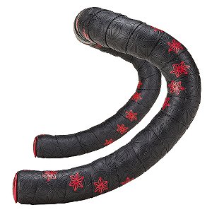 Fita de Guidão para Bicicleta Preto com Vermelho Bt-22