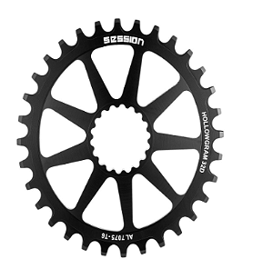 COROA HOLLOWGRAM PARA CANNONDALE DIRECT MOUNT 30 DENTES OFF SET 3MM - PRETO