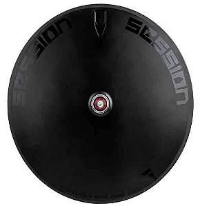 Roda traseira fechada de carbono Session Parts 700c Clincher, freio no aro Session Parts