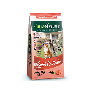 GranNature Gatos Castrados adultos Salmão 10,1kg
