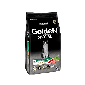 Golden Special Gatos Castrados Adultos Sabor Frango E Carne 10kg