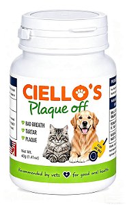 Plaque Off Removedor Tártaros Cães Gato 40g Original Ciellos