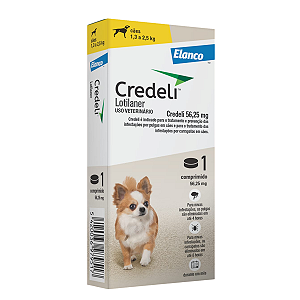 Credeli Antipulgas Carrapatos Cães 1,3 A 2,5 Kg 1 Comprimido