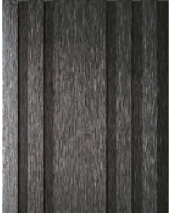 Painel Ripado - Arquitech - Crosswall  Track - Preto Escovado - 8mm- 2,80x 20cm