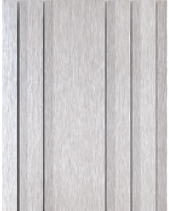 Painel Ripado - Arquitech - Crosswall  Track - Aço Escovado - 8mm - 2,80x 20cm
