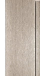 Painel Ripado - Arquitech - Crosswall  Line - Champanhe Escovado - 12mm- 2,80x11,3cm