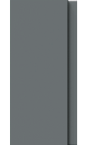 Painel Ripado - Arquitech - Crosswall  Line - Cinza Chumbo - 12mm - 2,80x11,3cm