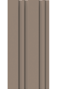 Painel Ripado - Arquitech - Crosswall  Stipe - Cappuccino- 8mm - 2,80x12cm