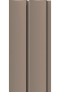 Painel Ripado - Arquitech - Crosswall  Pulse - Cappuccino - 11,6mm - 2,80x11,3 cm