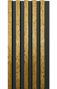 Painel Ripado - Arquitech - Crosswall  Essence - Birch Wood - 12mm - 2,80x13,5 cm