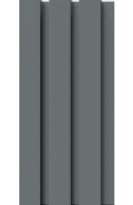 Painel Ripado - Arquitech - Crosswall  Legacy - Cinza Urbano - 12mm - 2,80x11,3 cm