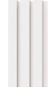 Painel Ripado - Arquitech - Crosswall  Legacy - Branco -12mm - 2,80x11,3 cm
