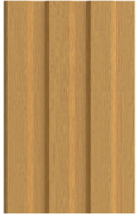 Painel Ripado - Arquitech - Crosswall  Classic - Teak -12mm - 2,80x13,5 cm