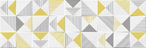 Piso Porcelanato - Incepa - Coleção Artline - Acetinado - Amarelo - 11 mm - 300 x 900mm - 1,08 m2