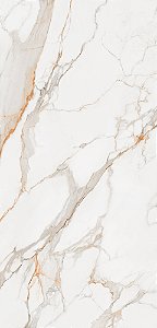 Piso Porcelanato - Incepa - Coleção Calacatta Oro - Polido - 7,00 mm - 1200 x 2500mm - 2,99 m2