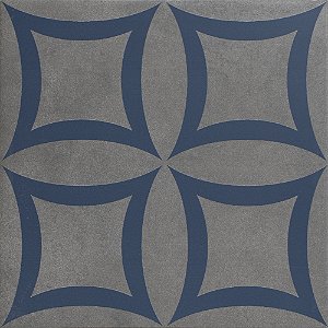 Piso Porcelanato - Incepa - Coleção Patch - Acetinado - Blue - 8,50 mm - 215 x 215mm - 0,93 m2