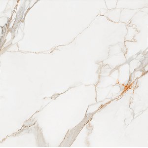 Piso Porcelanato - Incepa - Coleção Calacatta Oro - Polido - 7,00 mm - 900 x 900mm - 2,40 m2