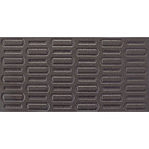 Piso Porcelanato - Roca - Coleção Trace Steel - Metalizado - Grafite - 8,5 mm - 30 X 60 - 1,80 m2