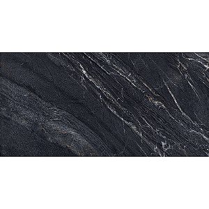 Piso Porcelanato - Roca - Coleção Mirror Black - Lapado - Preto - 7 mm - 60 X 120 - 2,13 m2