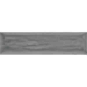 Piso Porcelanato - Roca - Coleção Flow  - Brilhante - Dark Gray - 7,3 mm - 7,7 X 30,5 - 1,08 m2