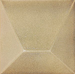 Piso Porcelanato - Roca - Coleção Block  - Metalizado - Gold Br - 7 mm - 15 X 15 - 0,43 m2